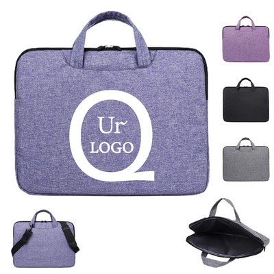16x12x1" Dacron Laptop Sleeve Briefcase