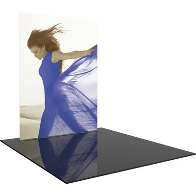 Formulate Master 8' Straight 10' Tall Fabric Backwall