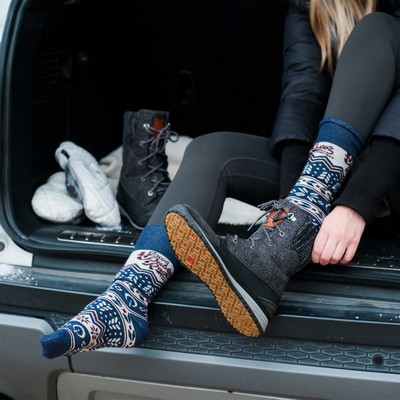 Patterned Snowboarding Socks - Shred the Slopes in Style - American Made
