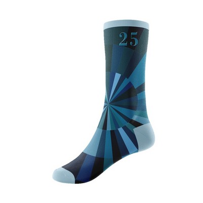 360 Digital Poly-Spandex Crew Socks w/ Cushion Base