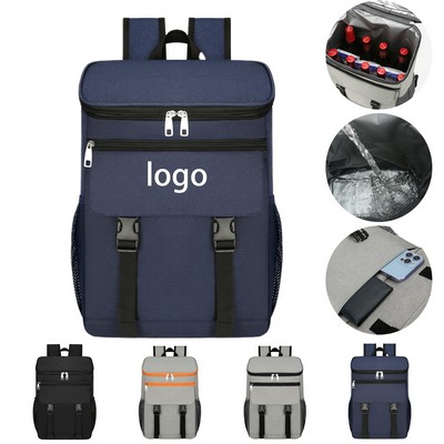 Cooler Backpack w/Front Buckles