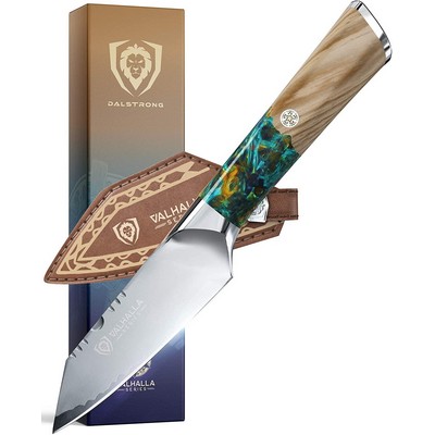 Dalstrong 4" Paring Knife - Valhalla Series - High Carbon Stee L- Resin Handle - Leather Sheath