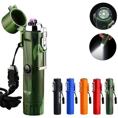 Multi Functional Flashlight With Compass
