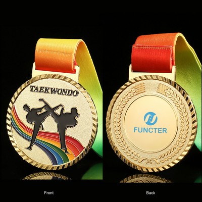 Taekwondo Award Medal Winner Medals League Champion Medallion