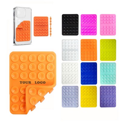 Double Sided Silicone Suction Mobile phone Mount Case