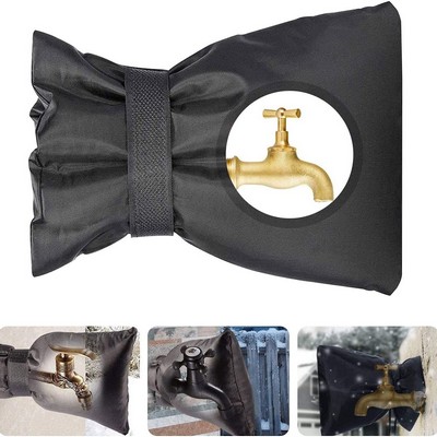 Winter Oxford Outdoor Faucet Insulation Cover Insulated Protection Hose Bib Cover 7 4/5"x5 1/2"