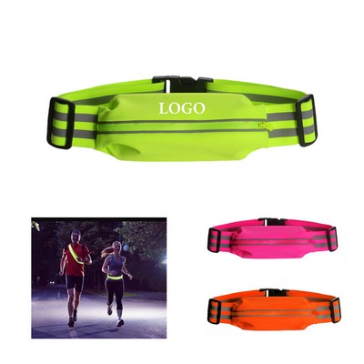 Reflective Stretch Belt Pouch