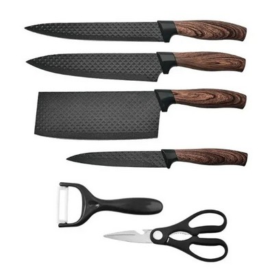 6 Piece Modern Kitchen Knife Set
