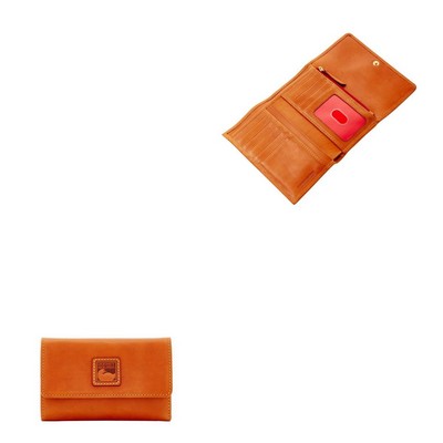 Dooney & Bourke Florentine Flap Wallet - Natural Brown