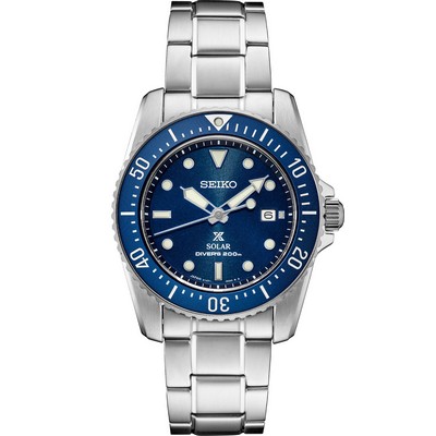 Seiko Watch Prospex Solar Diver Blue Dial