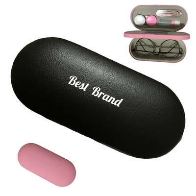 2-in-1 Portable Contact Multifunctional Eyeglasses Case
