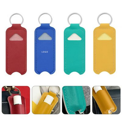 PU Holder Leather Keychain