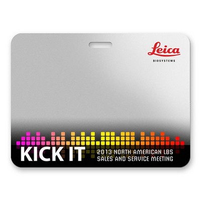 Horizontal Atlas Plastic Name Badge (4"x3")