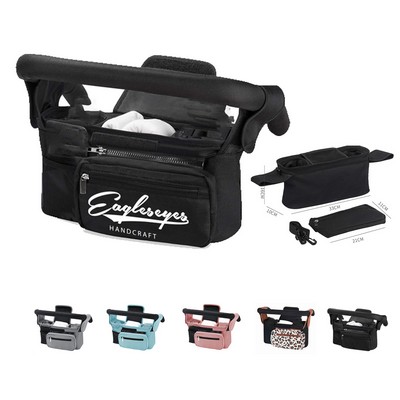 Universal Baby Stroller Organizer with Shoulder Strap