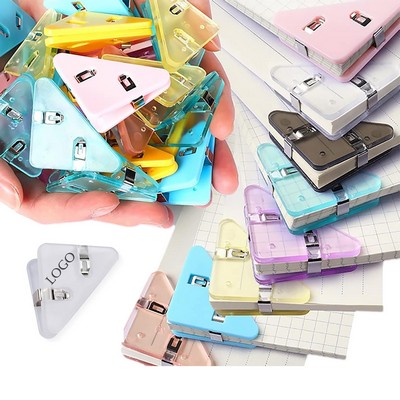 Triangle Book Page Corner Clips
