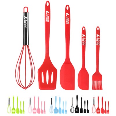 Silicone Heat-Resistant Kitchen Utensil Set
