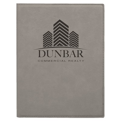 Leatherette Portfolio with Notepad