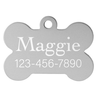 Anodized Aluminum Pet Tag