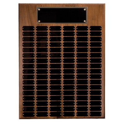 Genuine Walnut Perpetual Plaque