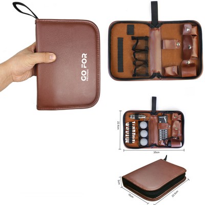 Leather Golf Accessory Bag