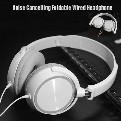 Noise Cancelling Foldable Wired Headphone