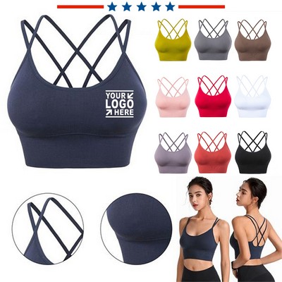 Cross Back Yoga Bras