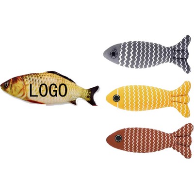 Linen Simulated Fish Cat Toy