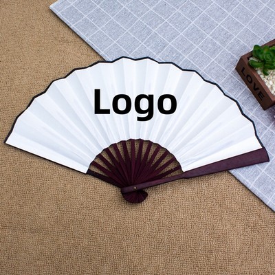 Custom Silk Bamboo Folding Fan