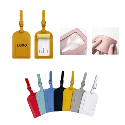 Premium Leather Luggage Tag