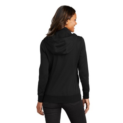 Port Authority® Women's Smooth Fleece Hooded Jacket
