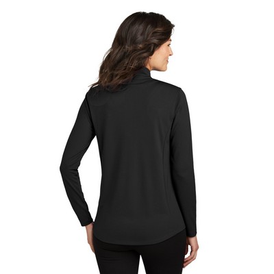 Port Authority® Women's Dry Zone UV Micro-Mesh 1/4-Zip Pullover