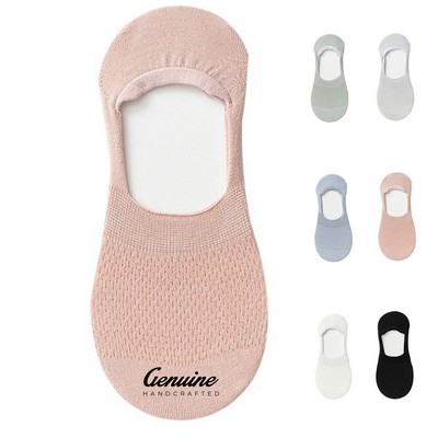 Women's No-Show Cotton Socks