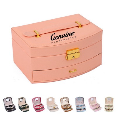 Leather Jewelry Storage Box