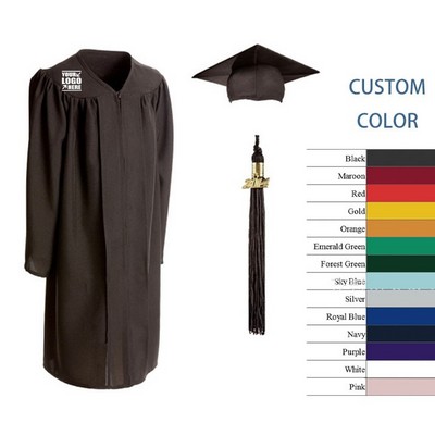 Graduation Gown Cap Tassel Set for High School and Bachelor