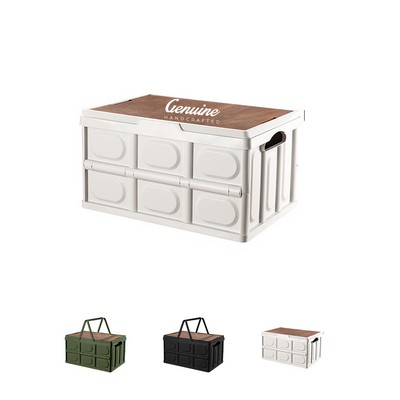 Collapsible Storage Box with Handle