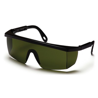 Integra Safety Glasses, Black Frame with 3.0 or 5.0 IR Filter Lens