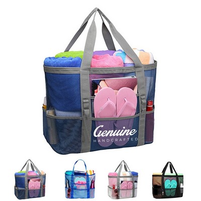 Spacious Mesh Beach Bag