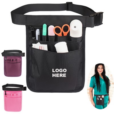 Medical Assistant Organizer Healthcare Waist Pouch Tool Belt for Nurse