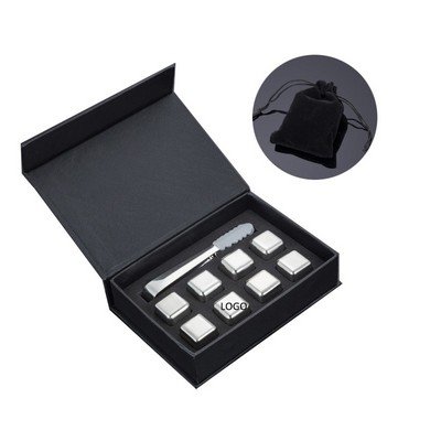 8 Pack Stainless Steel Whiskey Chilling Rocks