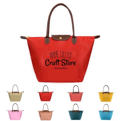 Nylon Waterproof Foldable Shoulder Bag