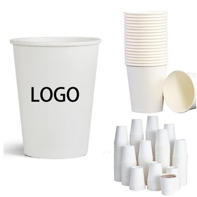 Disposable Hot Coffee Cups - Bulk 9oz Paper Cups