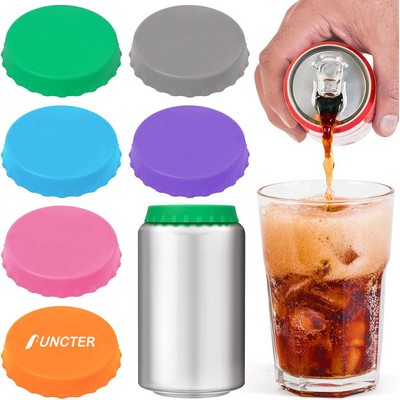 Reusable Silicone Beer Can Cover Lid Disc Soda Can Topper