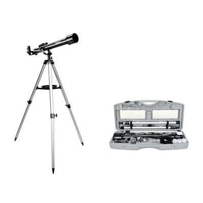 Coleman 525X Refractor Telescope W/ Carrying Case - Metallic Charcoal Gray