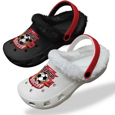 Lightweight Eva Clog Fur Partial Print (Names/Numbers On Str