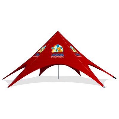 Single Pole Sky Star Tent with Full Color Canopy