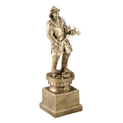 Fireman Tribute Statue, 13"H