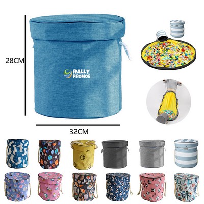 Storage With Play Mat Toy Storage Basket