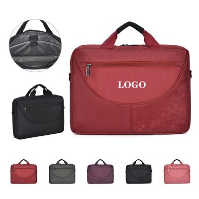 Slim 16" Nylon Laptop Briefcase