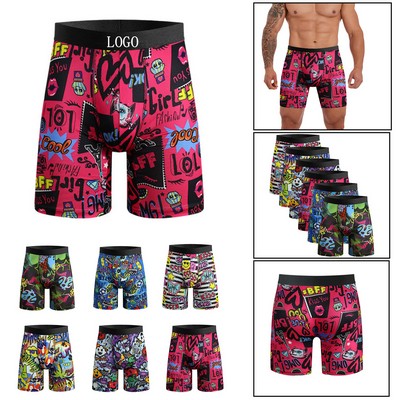 Elastic Long Version Boxer Shorts (S - 3XL)