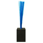 Foam Base Plug w/Optic Blue Tassel